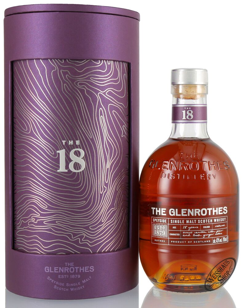 The Glenrothes 18 YO Whisky 43% vol. 0,70l The Glenrothes 18 YO Whisky 43% vol. 0,70l