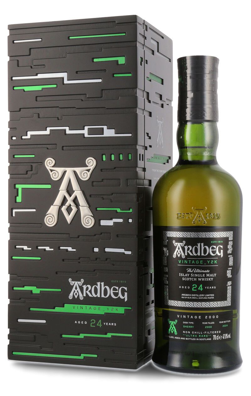 Ardbeg Vintage Y2K V2 24 YO Islay Whisky 47,8% vol. 0,70l Ardbeg Vintage Y2K V2 24 YO Islay Whisky 47,8% vol. 0,70l