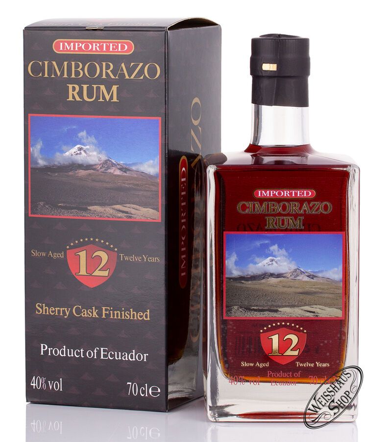 Cimborazo 12 YO Rum 40% vol. 0,70l Cimborazo 12 YO Rum 40% vol. 0,70l