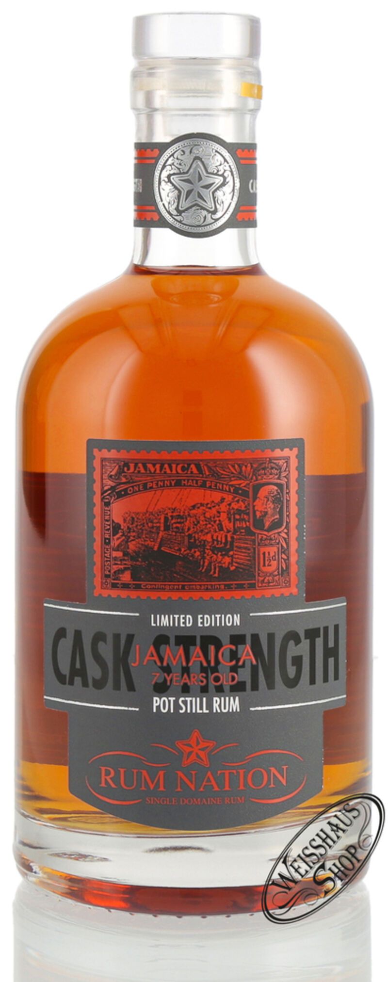 Rum Nation Jamaica 7 YO Cask Strength Rum 61,2% vol. 0,70l Rum Nation Jamaica 7 YO Cask Strength Rum 61,2% vol. 0,70l