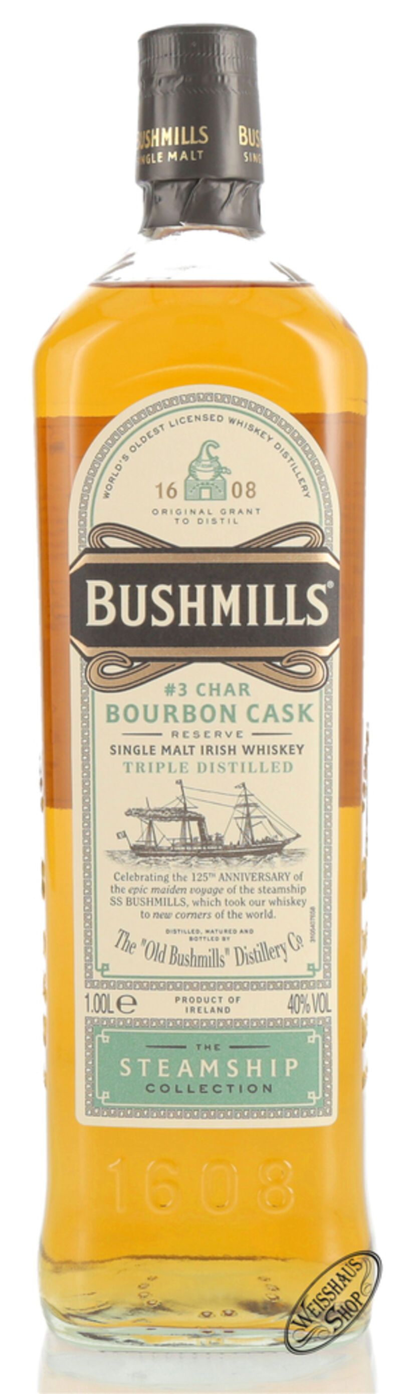 Bushmills Steamship Collection Bourbon Cask Reserve Irish Whiskey 40% vol. 1,0l