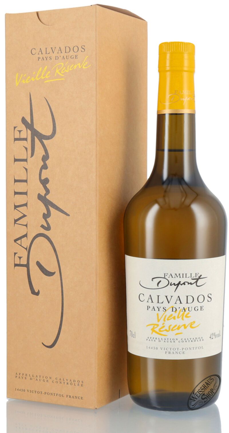 Dupont Pays d'Auge Vieille Réserve Calvados 42% vol. 0,70l Dupont Pays d'Auge Vieille Réserve Calvados 42% vol. 0,70l