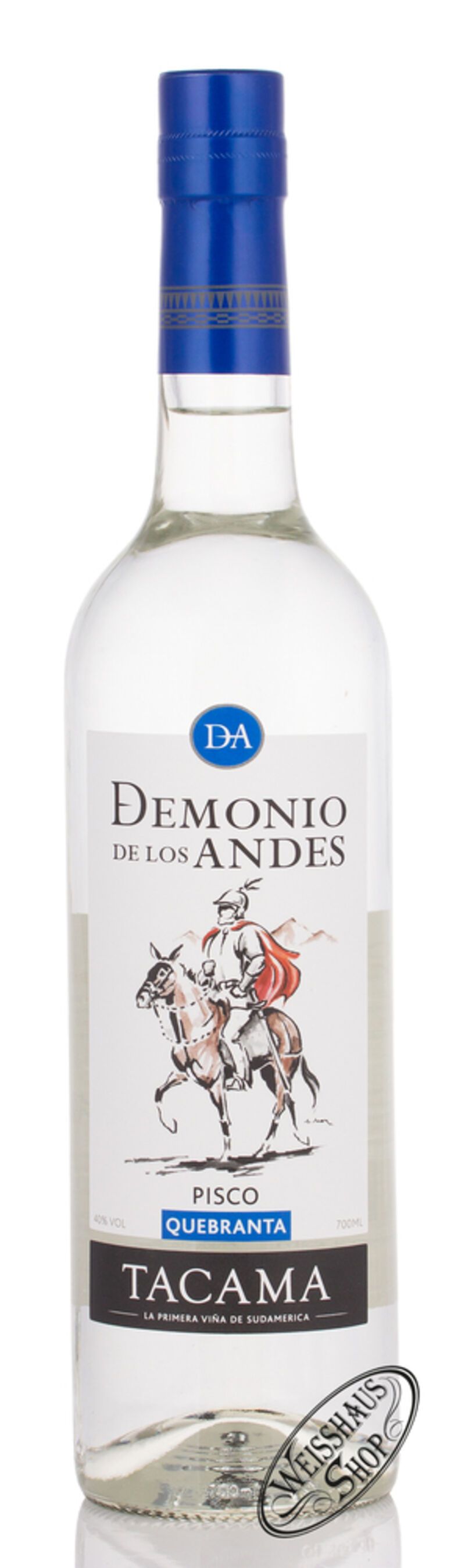 Demonio de los Andes Pisco Quebranta 40% vol. 0,70l Demonio de los Andes Pisco Quebranta 40% vol. 0,70l