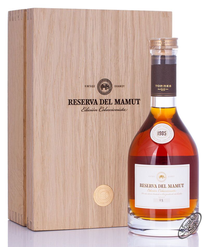 Torres Reserva del Mamut Brandy 42% vol. 0,70l Torres Reserva del Mamut Brandy 42% vol. 0,70l