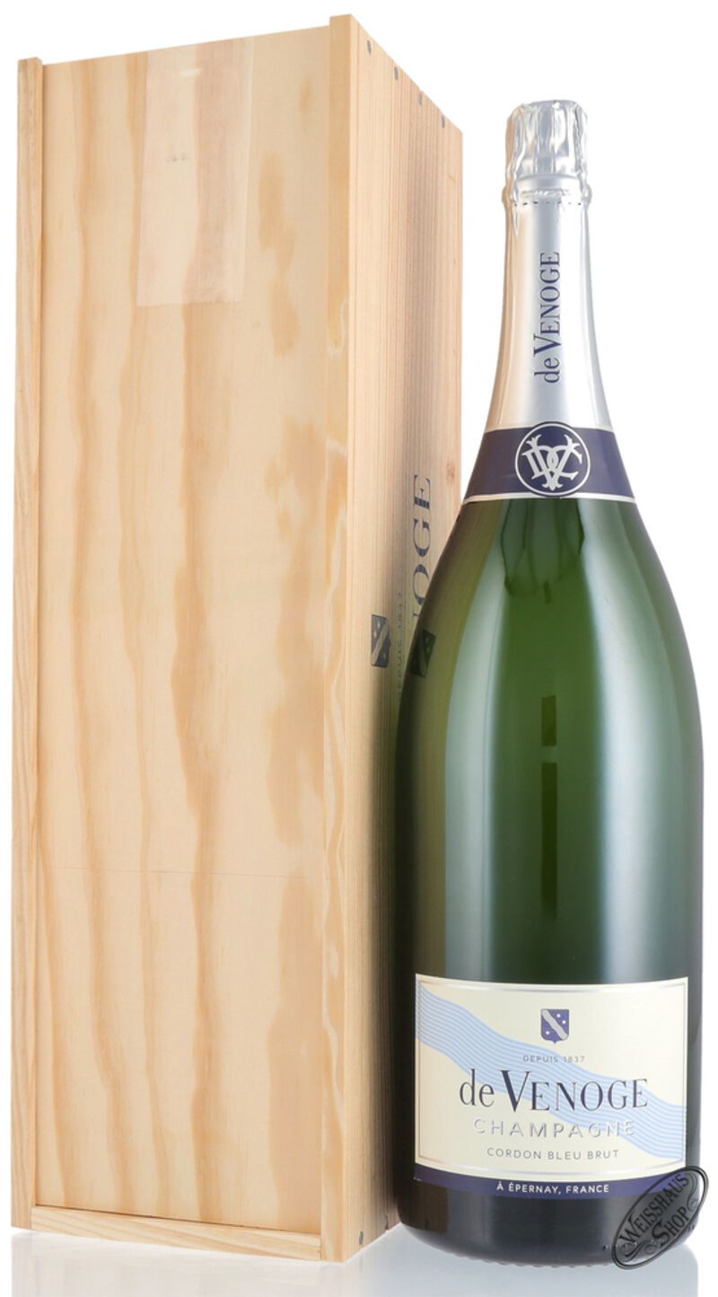 De Venoge Champagner Cordon Bleu Brut 12% vol. 6,0l Methusalem
