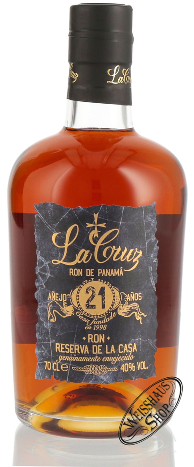 La Cruz Ron de Panama 21 YO Rum 40% vol. 0,70l