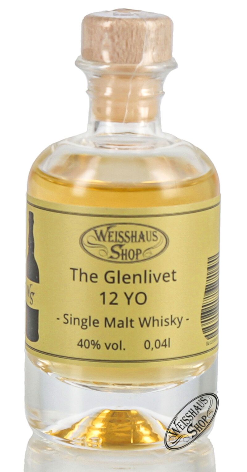 The Glenlivet 12 YO Whisky 40% vol. 0,04l Weisshaus Sample