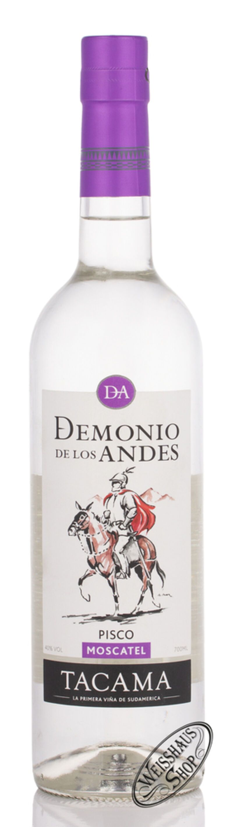 Demonio de los Andes Pisco Moscatel 40% vol. 0,70l Demonio de los Andes Pisco Moscatel 40% vol. 0,70l