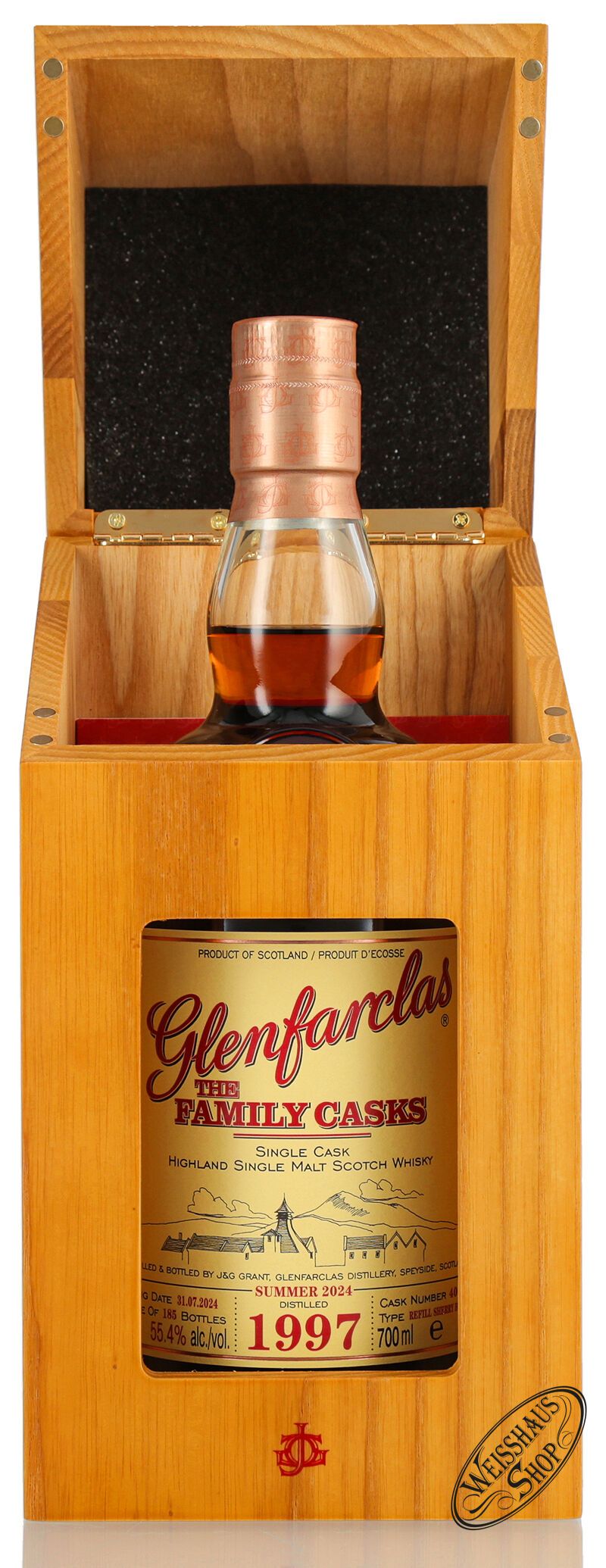 Glenfarclas Vintage 1997 Family Casks Whisky 55,4% vol. 0,70l Glenfarclas Vintage 1997 Family Casks Whisky 55,4% vol. 0,70l