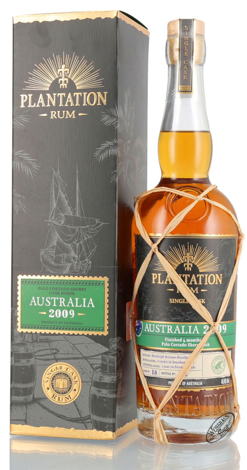 Plantation Australia Vintage 2009 Single Cask Edition Rum 45,4% vol. 0,70l Plantation Australia Vintage 2009 Single Cask Edition Rum 45,4% vol. 0,70l