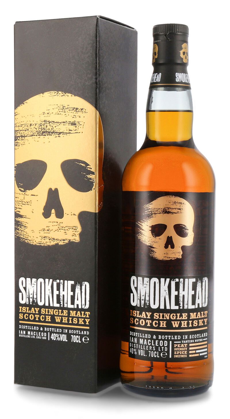 Smokehead Peated Islay Single Malt Whisky 40% vol. 0,70l