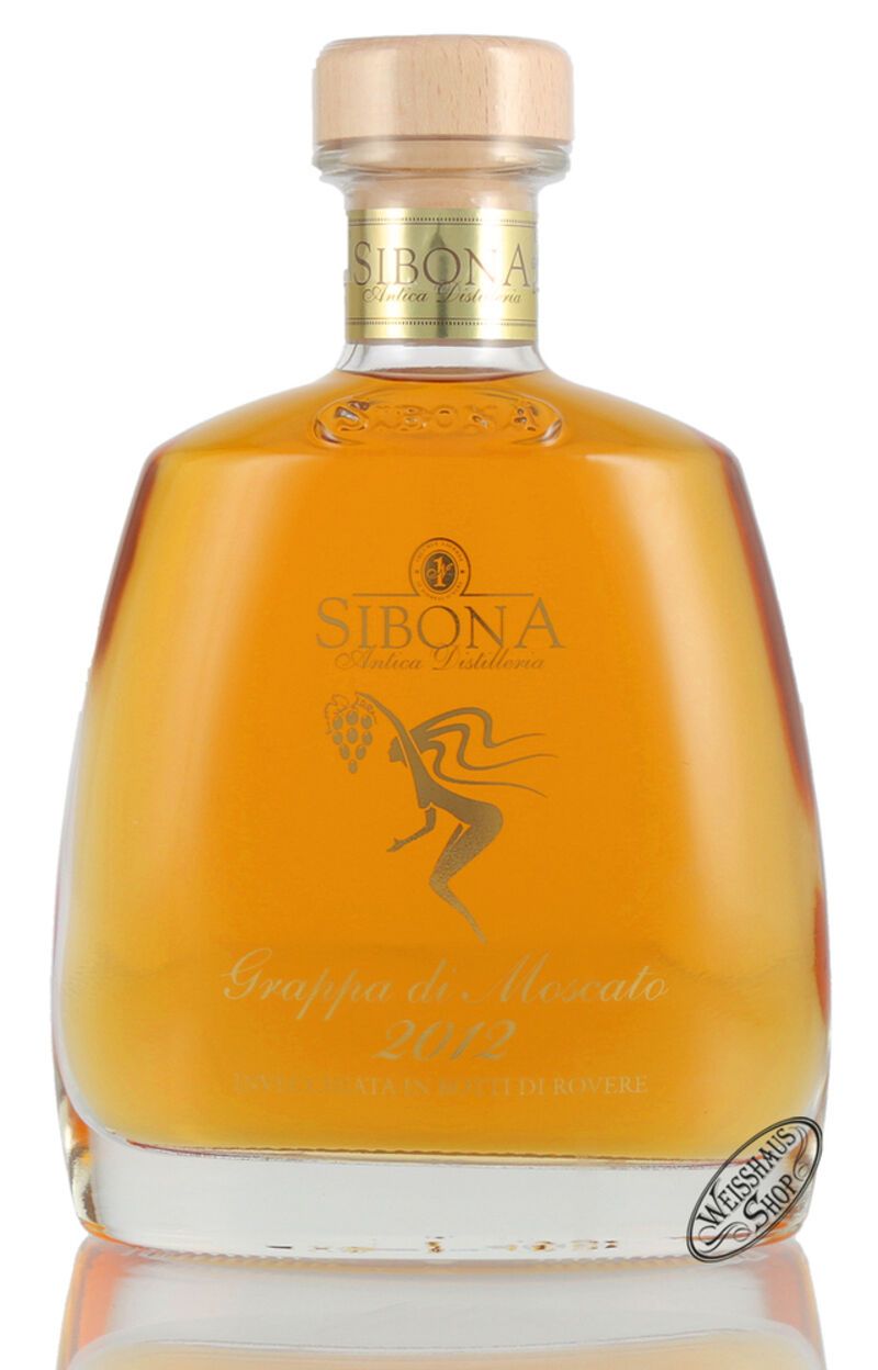 Sibona Grappa Riserva Speciale 2012 Moscato 44% vol. 0,70l Sibona Grappa Riserva Speciale 2012 Moscato 44% vol. 0,70l