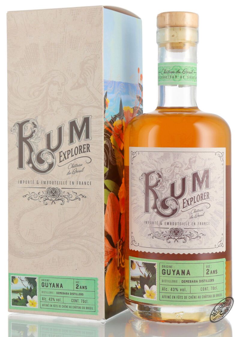 Chateau du Breuil Guyana Explorer Rum 43% vol. 0,70l Chateau du Breuil Guyana Explorer Rum 43% vol. 0,70l
