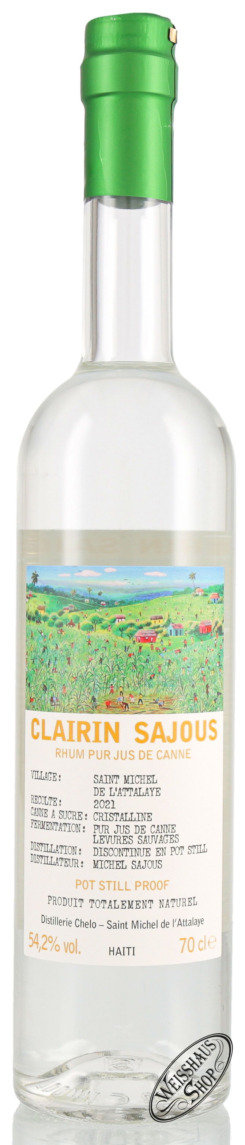 Clairin Sajous Rum 54,2% vol. 0,70l Clairin Sajous Rum 54,2% vol. 0,70l