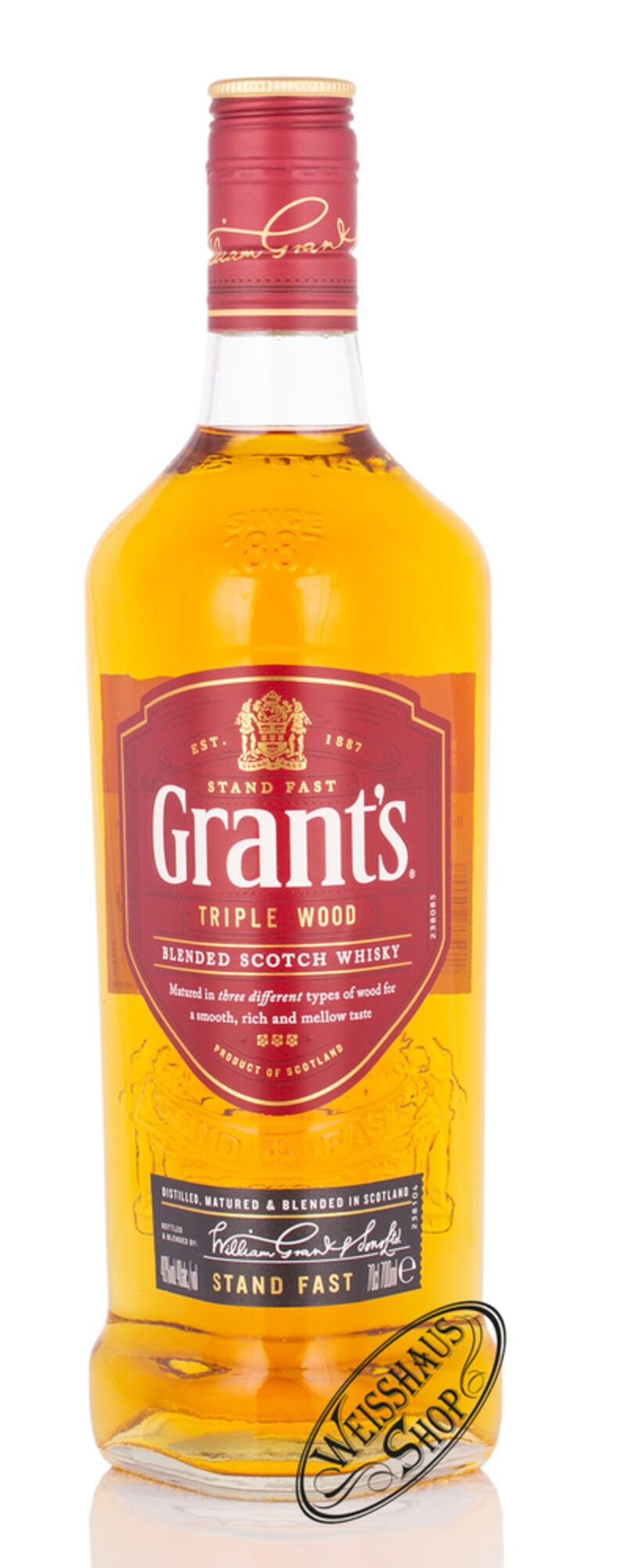 Grant's Triple Wood Whisky 40% vol. 0,70l Grant's Triple Wood Whisky 40% vol. 0,70l