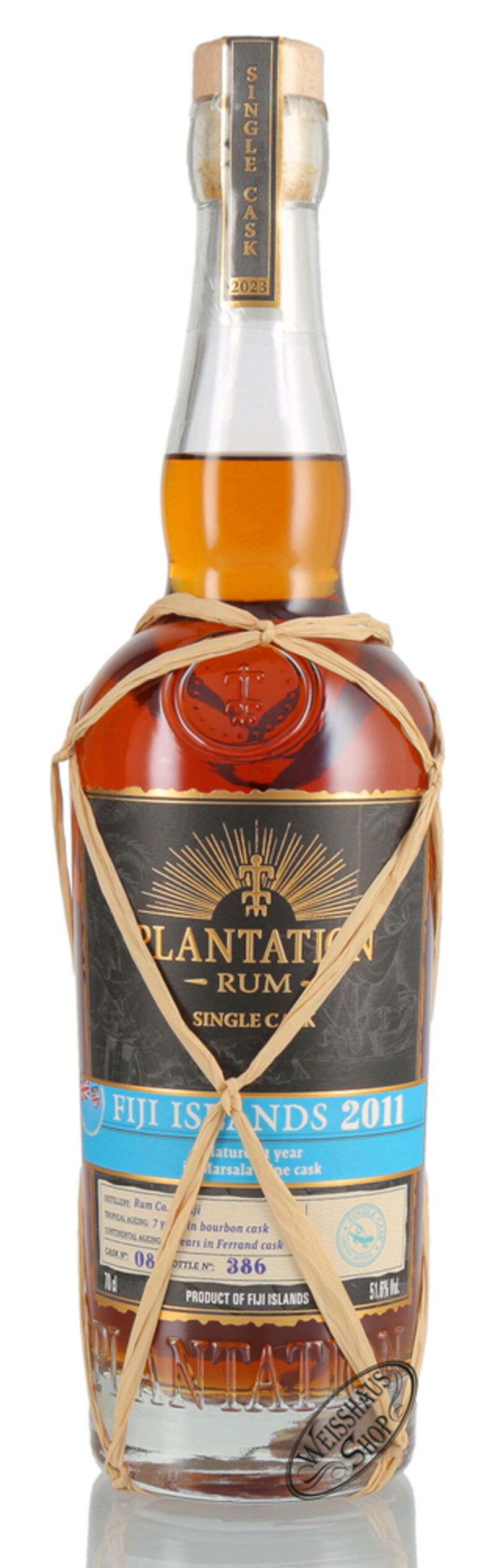 Plantation Fiji Vintage 2011 Limited Edition Marsala Cask Finish Rum 51,6% vol. 0,70l Plantation Fiji Vintage 2011 Limited Edition Marsala Cask Finish Rum 51,6% vol. 0,70l