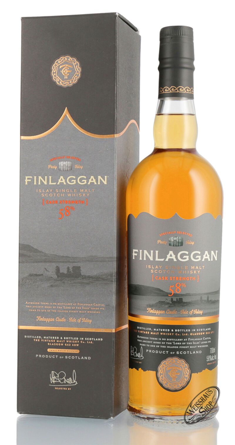 Finlaggan Cask Strength Islay Whisky 58% vol. 0,70l Finlaggan Cask Strength Islay Whisky 58% vol. 0,70l