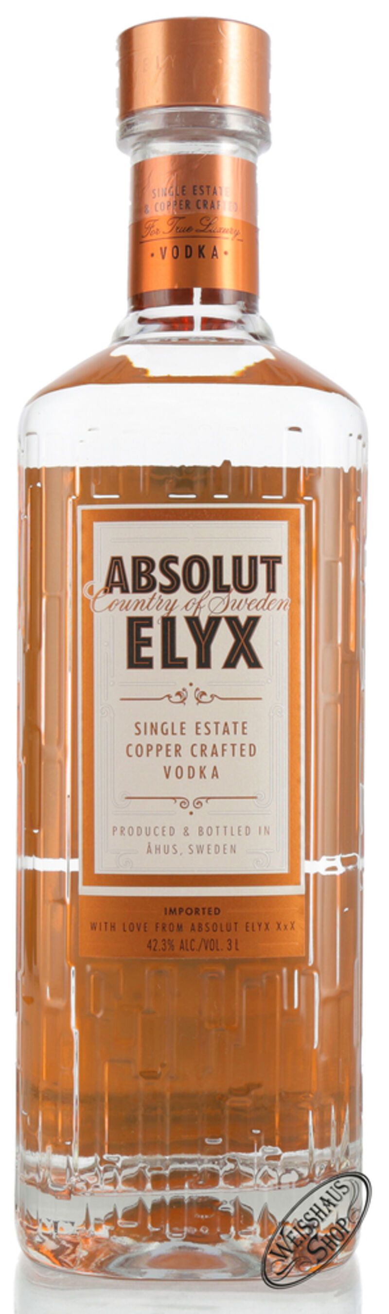 Absolut Elyx Vodka 42,3% vol. 3,0l Doppelmagnum Absolut Elyx Vodka 42,3% vol. 3,0l Doppelmagnum