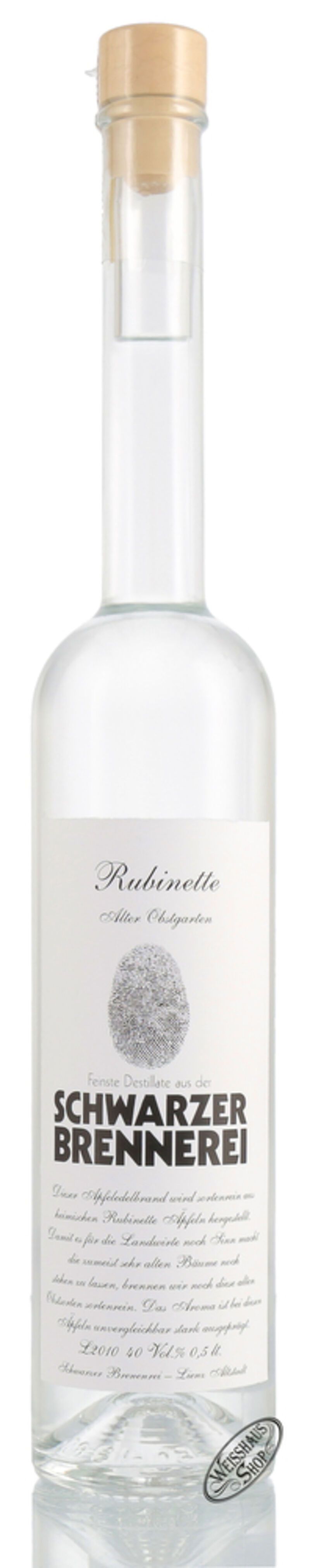 Schwarzer Rubinette Apfeledelbrand 40% vol. 0,50l