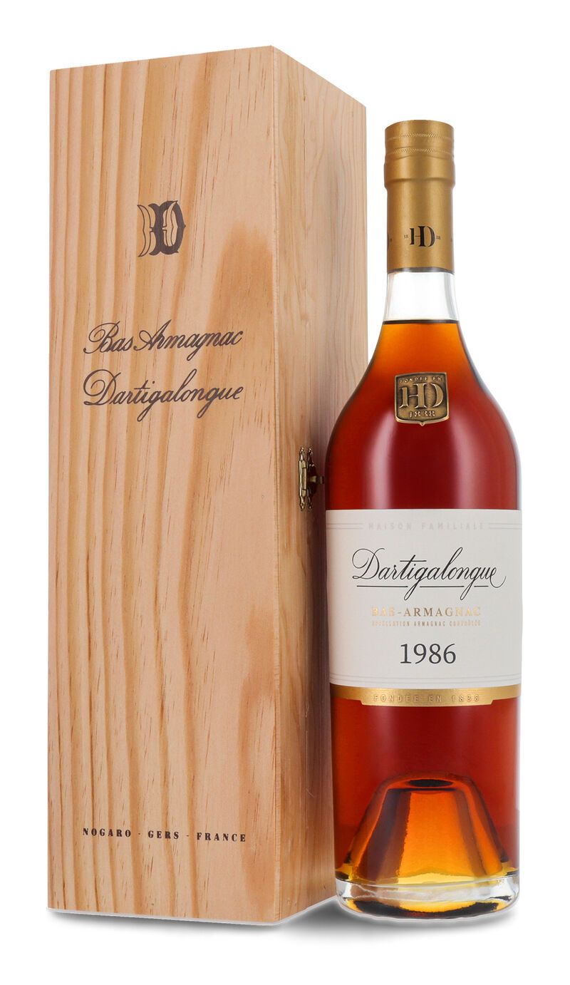 Dartigalongue Vintage 1986 Armagnac 42% vol. 0,70l