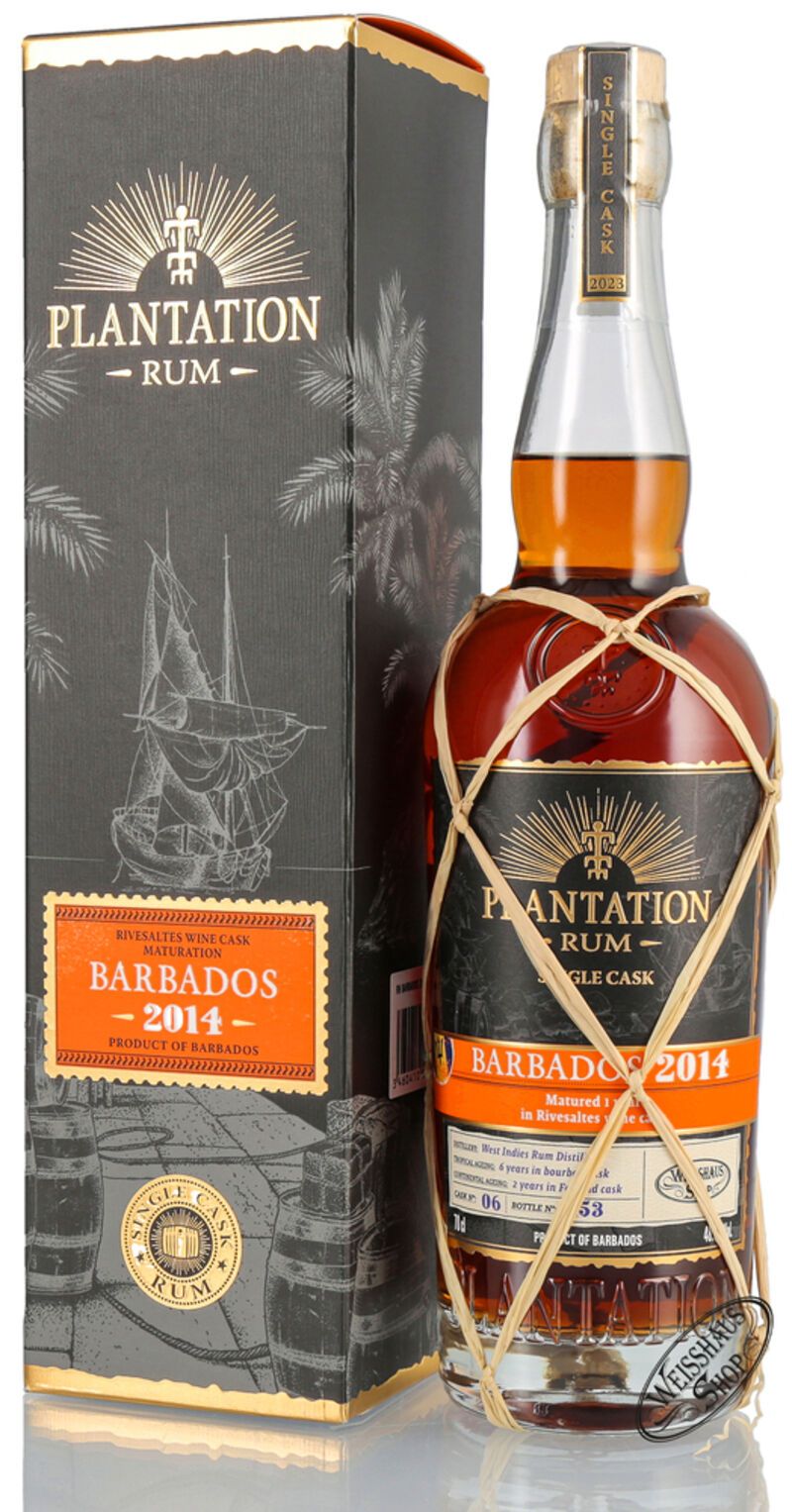 Plantation Barbados Vintage 2014 Single Cask Edition Rum 48% vol. 0,70l Plantation Barbados Vintage 2014 Single Cask Edition Rum 48% vol. 0,70l