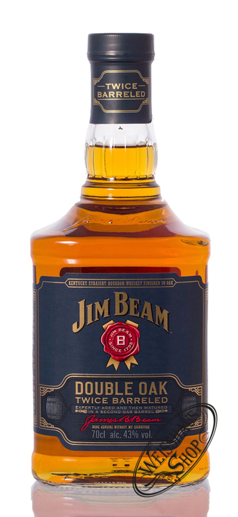 Jim Beam Double Oak Bourbon Whiskey 43% vol. 0,70l Jim Beam Double Oak Bourbon Whiskey 43% vol. 0,70l