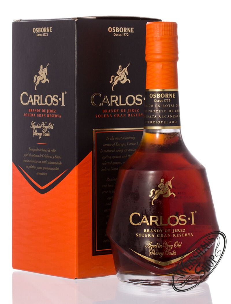 Carlos Primero I Brandy 40% vol. 0,70l Carlos Primero I Brandy 40% vol. 0,70l