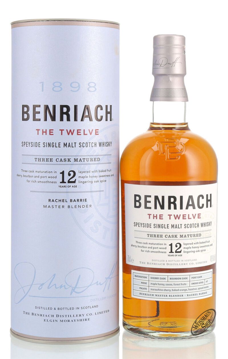 BenRiach The Twelve 12 YO Whisky 46% vol. 0,70l BenRiach The Twelve 12 YO Whisky 46% vol. 0,70l