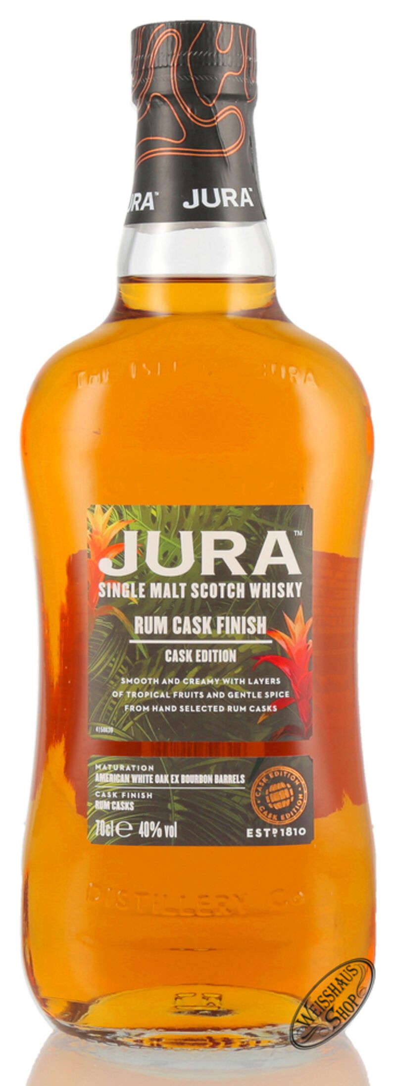 Isle Of Jura Rum Cask Whisky 40% vol. 0,70l Isle Of Jura Rum Cask Whisky 40% vol. 0,70l