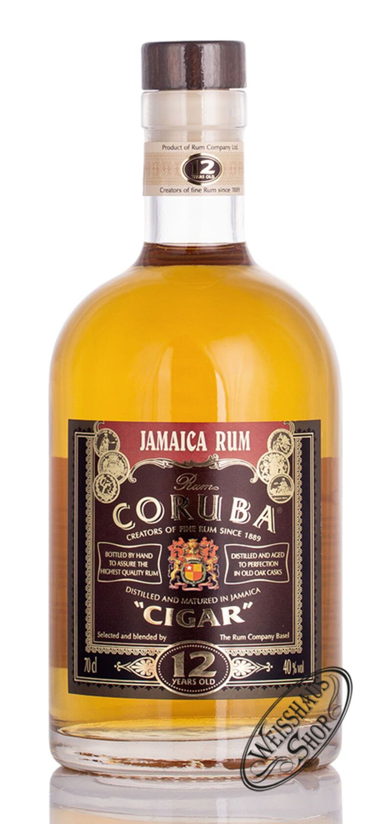 Coruba Cigar Rum 12 YO 40% vol. 0,70l Coruba Cigar Rum 12 YO 40% vol. 0,70l