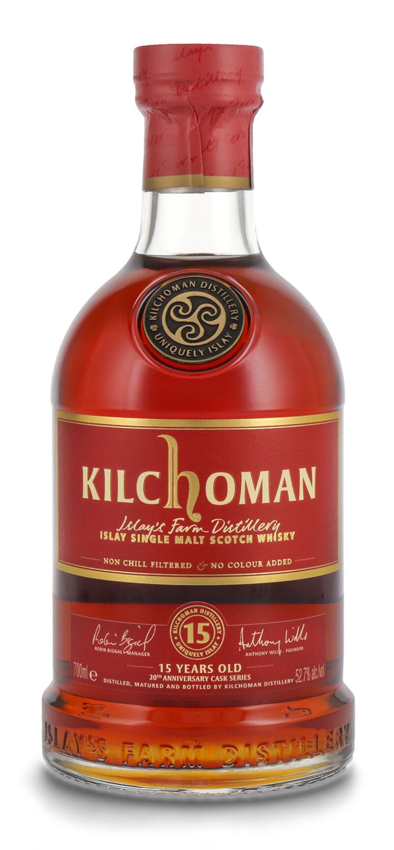 Kilchoman 15 YO Single Sherry Cask Islay Whisky 52,7% vol. 0,70l