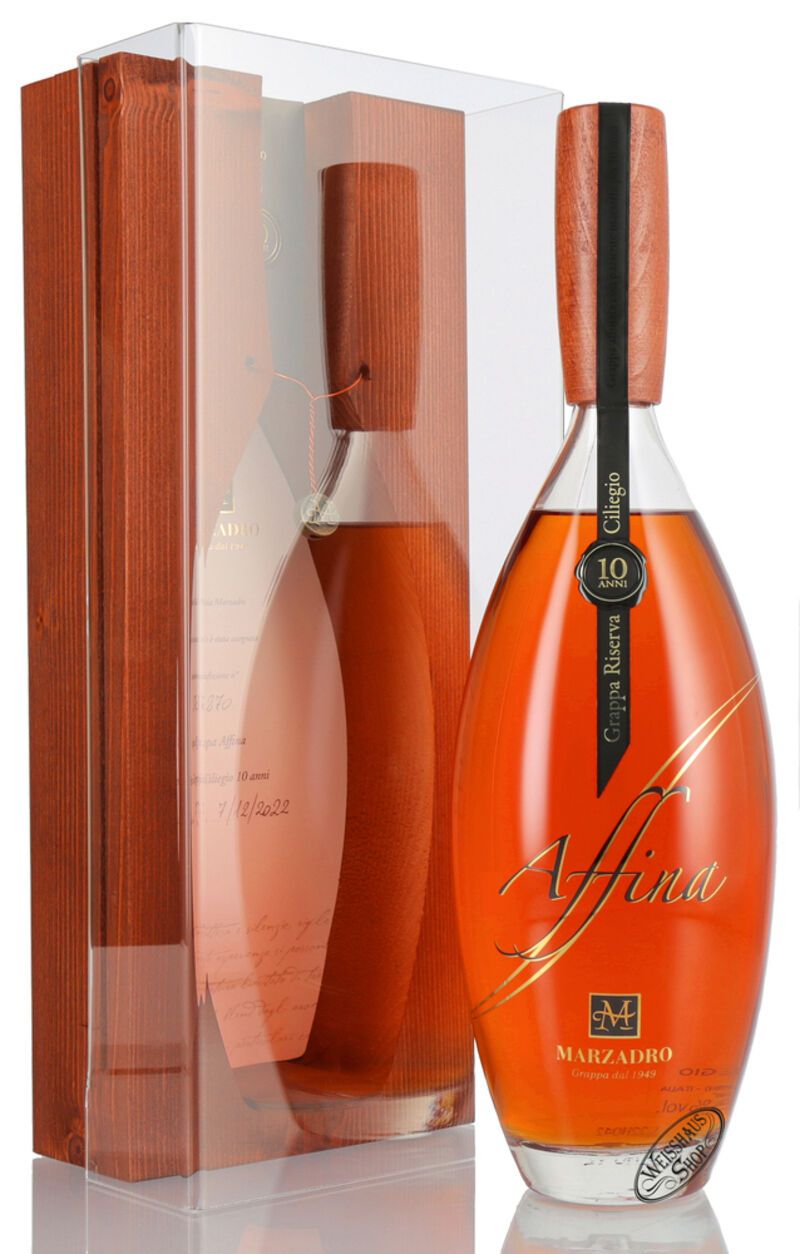 Marzadro Grappa Affina Ciliegio 43% vol. 1,0l Marzadro Grappa Affina Ciliegio 43% vol. 1,0l