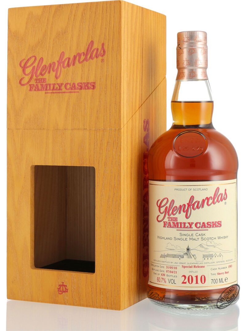 Glenfarclas Vintage 2010 Family Casks Whisky 60,7% vol. 0,70l Glenfarclas Vintage 2010 Family Casks Whisky 60,7% vol. 0,70l