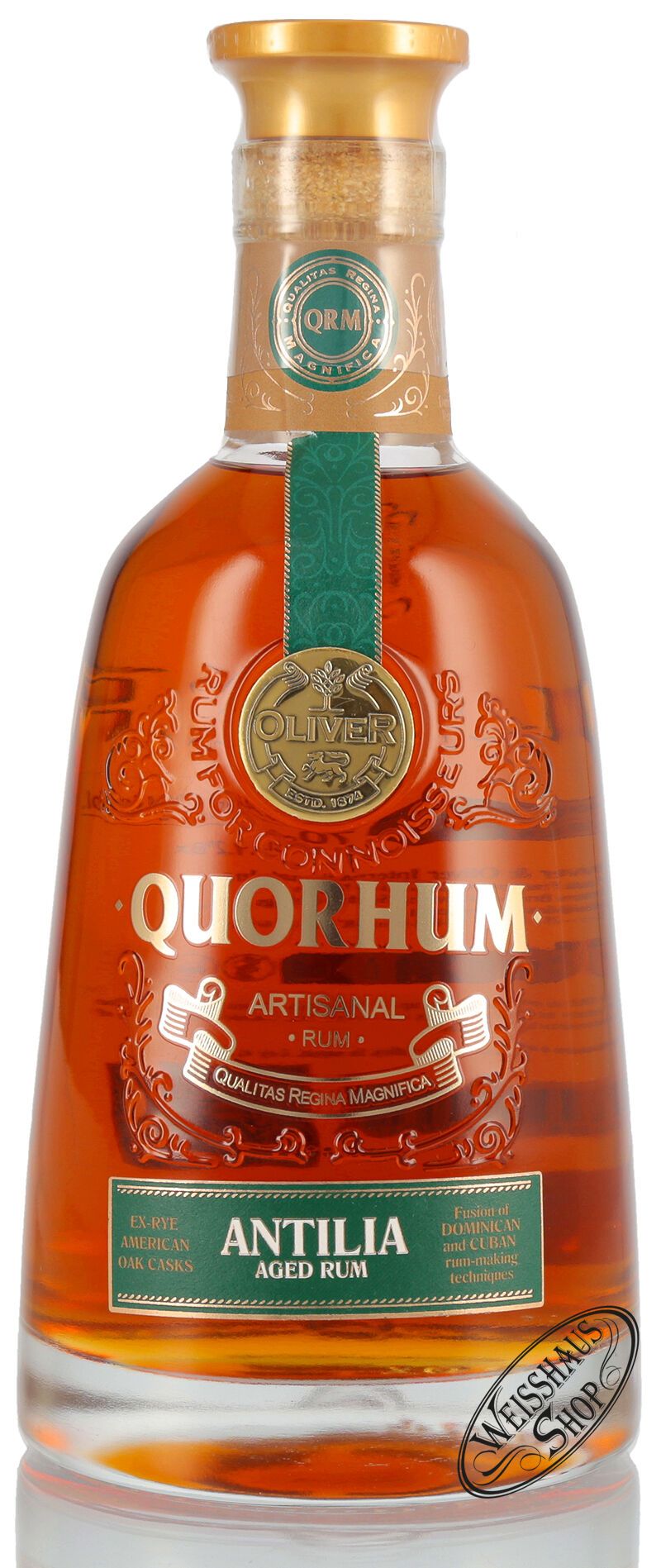 Quorhum Antilia Rum 40% vol. 0,70l Quorhum Antilia Rum 40% vol. 0,70l