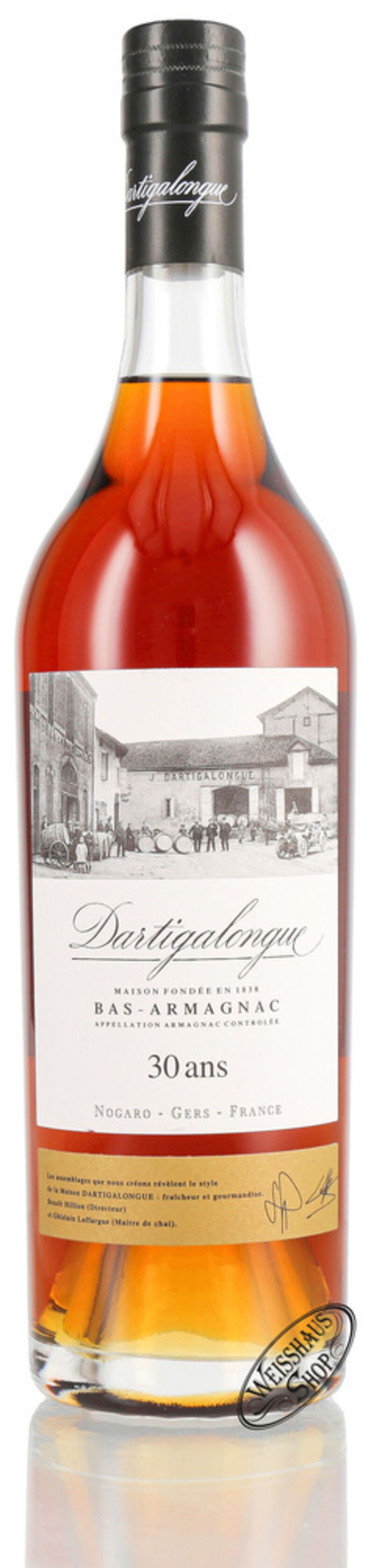 Dartigalongue 30 YO Armagnac 40% vol. 0,70l Dartigalongue 30 YO Armagnac 40% vol. 0,70l