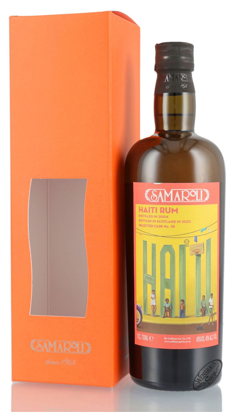 Samaroli Haiti Single Cask #35 Vintage 2004 Rum 45% vol. 0,70l Samaroli Haiti Single Cask #35 Vintage 2004 Rum 45% vol. 0,70l