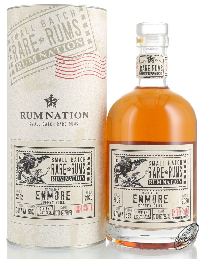Rum Nation KFM Islay 2020 Rare Rum Enmore 59% vol. 0,70l Rum Nation KFM Islay 2020 Rare Rum Enmore 59% vol. 0,70l