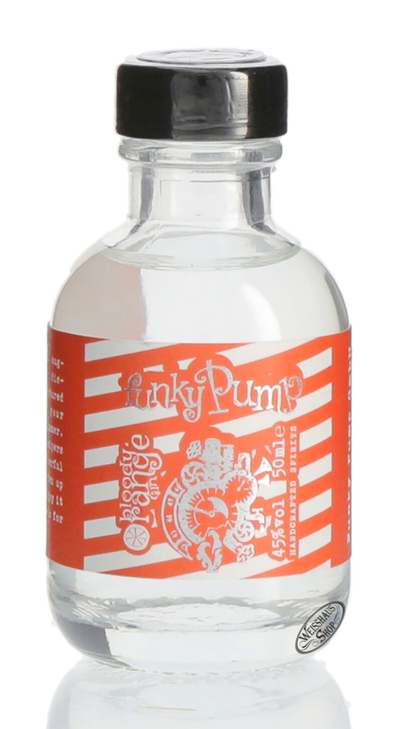 Funky Pump Bloody Orange Gin 45% vol. 0,05l Miniatur