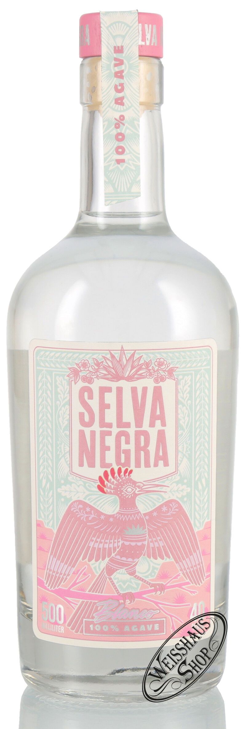 Selva Negra Blanco Agaven Spirituose 40% vol. 0,50l Selva Negra Blanco Agaven Spirituose 40% vol. 0,50l