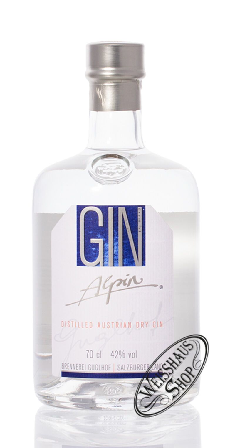 Guglhof Gin Alpin Austrian Dry Gin 42% vol. 0,70l Guglhof Gin Alpin Austrian Dry Gin 42% vol. 0,70l