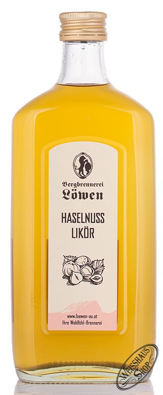 Bergbrennerei Löwen Haselnuss Likör 35% vol. 0,50l Bergbrennerei Löwen Haselnuss Likör 35% vol. 0,50l