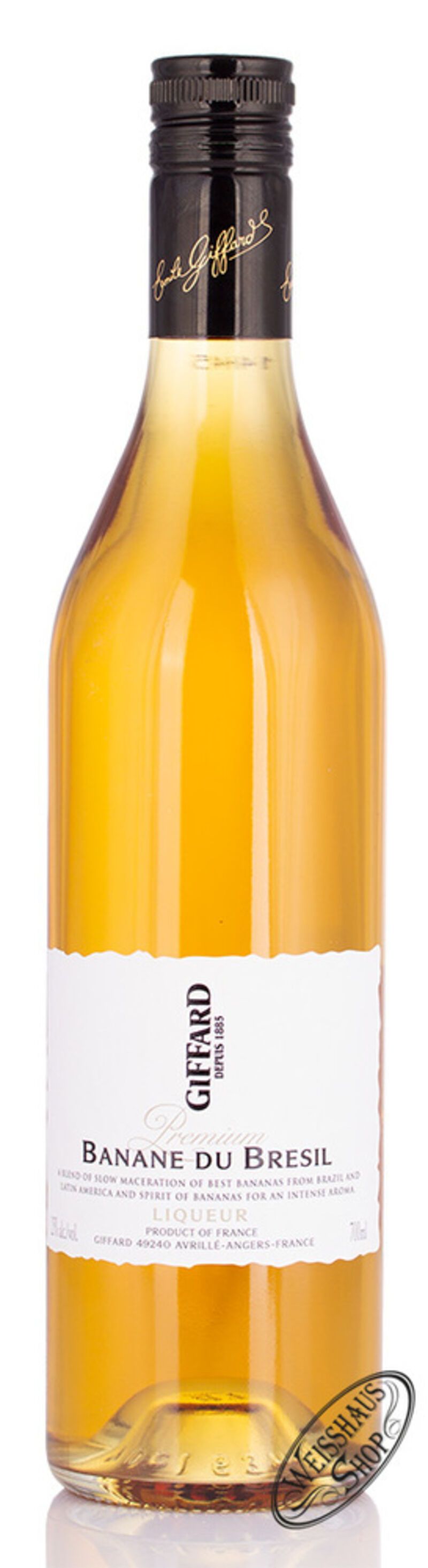 Giffard Banane du Bresil Likör 25% vol. 0,70l Giffard Banane du Bresil Likör 25% vol. 0,70l