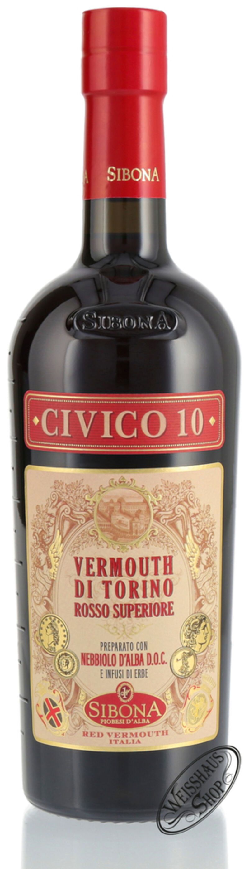 Sibona Civico 10 Vermouth 18% vol. 0,75l Sibona Civico 10 Vermouth 18% vol. 0,75l