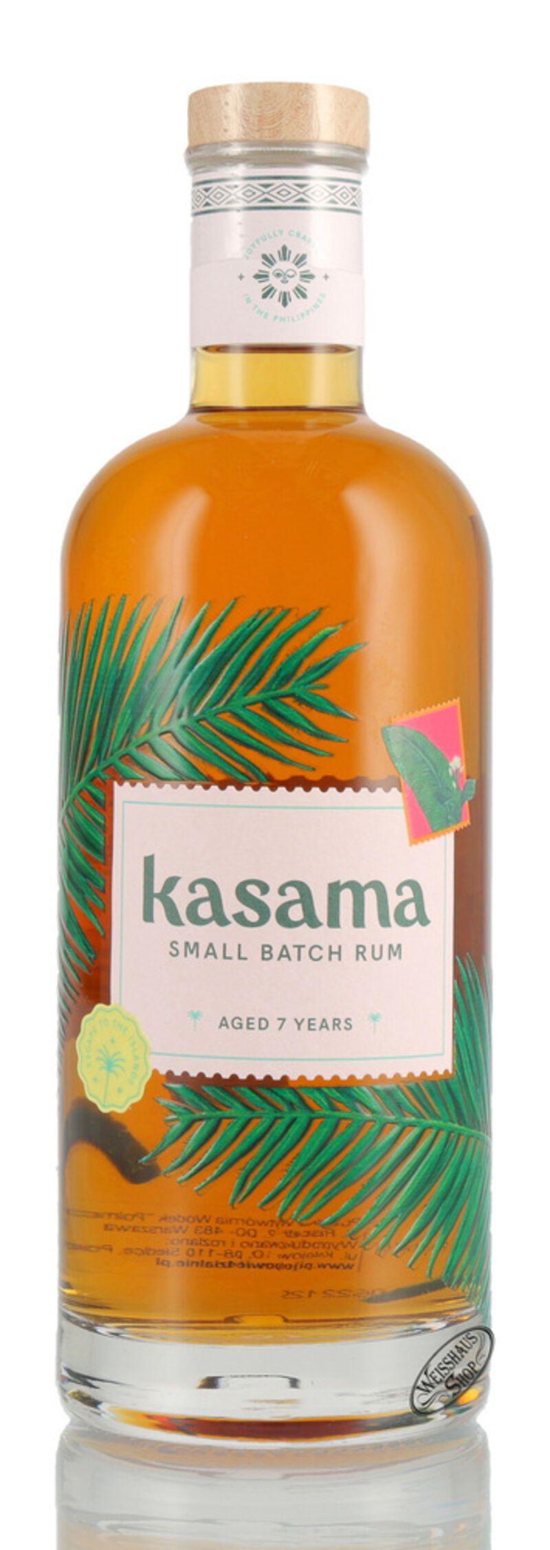 Kasama 7 YO Small Batch Rum 40% vol. 0,70l Kasama 7 YO Small Batch Rum 40% vol. 0,70l