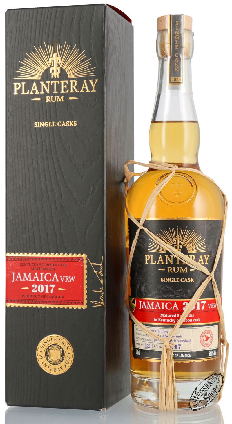 Planteray Jamaica Vintage 2017 Single Cask Rum 51,8% vol. 0,70l Planteray Jamaica Vintage 2017 Single Cask Rum 51,8% vol. 0,70l
