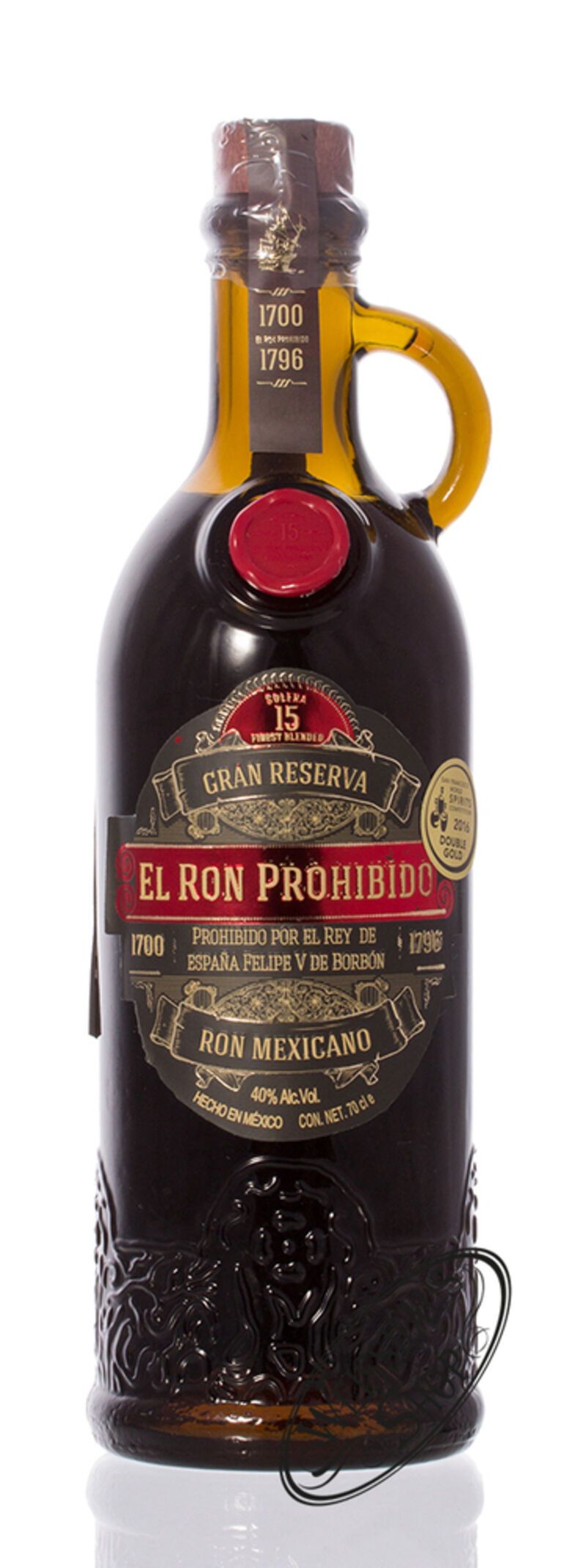 El Ron Prohibido 15 YO Rum 40% vol. 0,70l