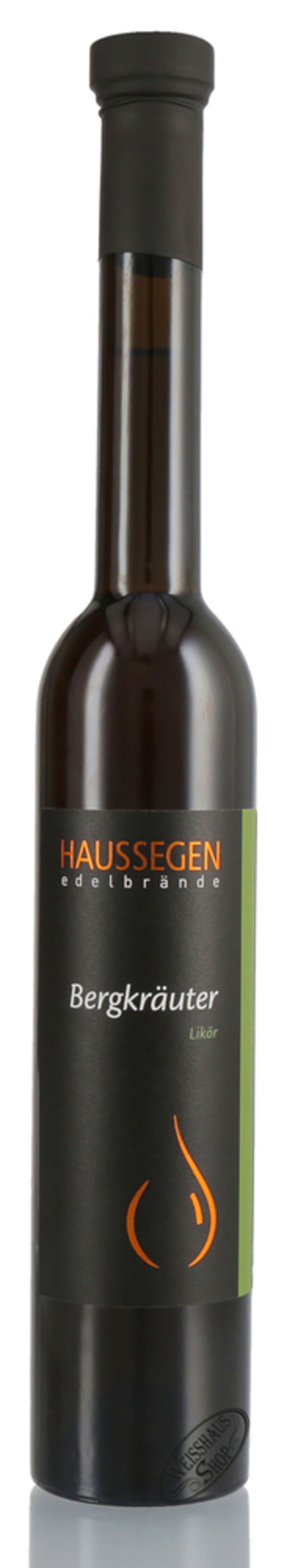 Haussegen Bergkräuter Likör 30% vol. 0,35l Haussegen Bergkräuter Likör 30% vol. 0,35l