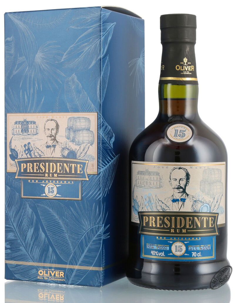 Presidente Marti 15 YO Rum 40% vol. 0,70l Presidente Marti 15 YO Rum 40% vol. 0,70l