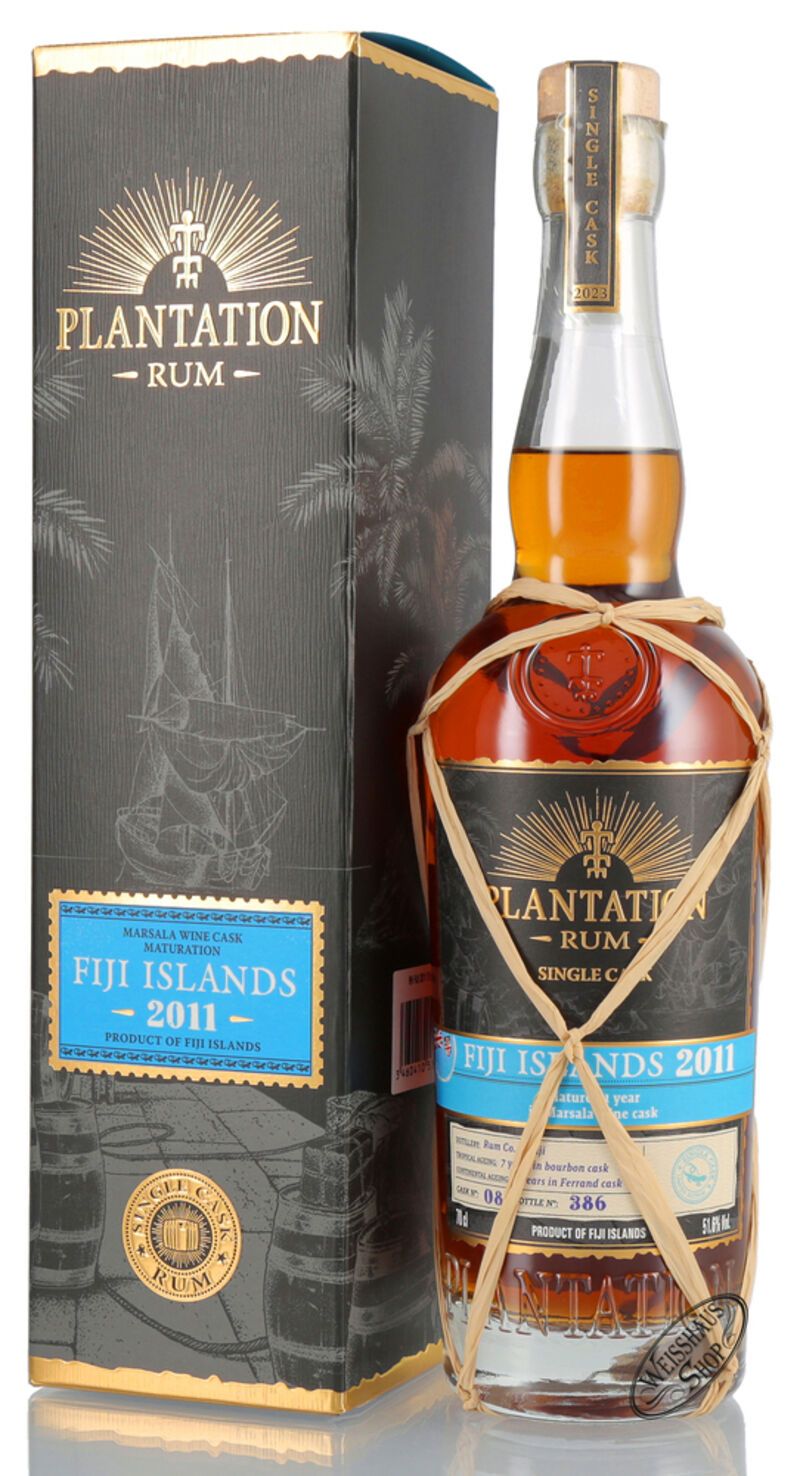 Plantation Fiji Vintage 2011 Limited Edition Marsala Cask Finish Rum 51,6% vol. 0,70l Plantation Fiji Vintage 2011 Limited Edition Marsala Cask Finish Rum 51,6% vol. 0,70l