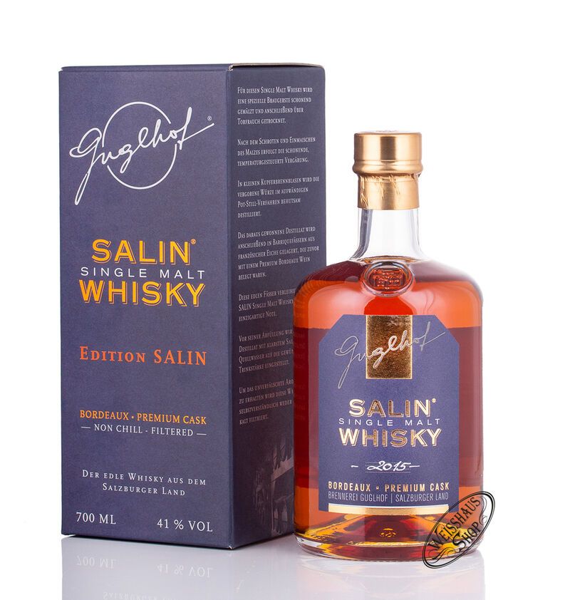 Guglhof Salin Single Malt Whisky 41% vol. 0,70l Guglhof Salin Single Malt Whisky 41% vol. 0,70l